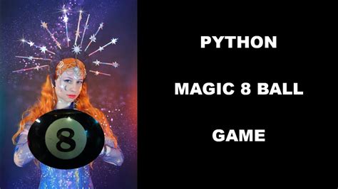 Python Magic 8 Ball .